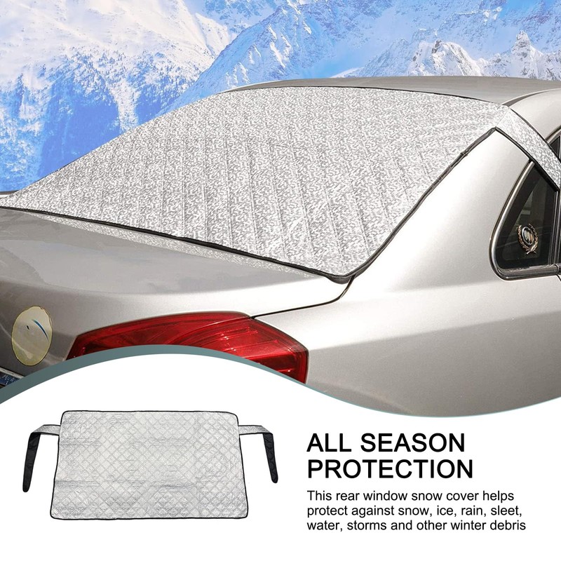 Irinidig 1 PC Car Rear Windshield Winter Protector, 55" x