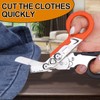 Trauma Shears 6 in1,Outdoor Camping Tools,Trauma Shears Foldable,Emergency Shears,Multi-function Shears,with