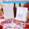 Feifeiya 2 Set Sip and Paint Kit Valentines Couple Painting