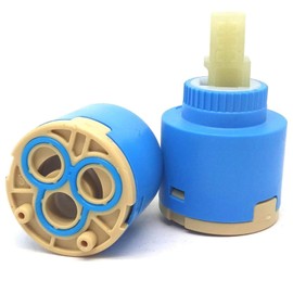 1 x Ceramic Cartridge 35 mm, Tap Replacement Parts Cartridge Tap for Single Lever Kitchen Tap, Tap Cartridge for Single-Lever Taps, Mixer Taps, Washbasin Mixer Tap and Shower Fitting