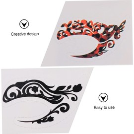 BIUDECO 10pairs Eye Liner Stickers for Festival Makeup Artistic Eye Shadow Decals for Masquerade Parties Easy to Apply and Remove Random Styles for Women