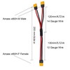 Nuofany XT60H XT60 Upgrade Y Splitter Extension Cable 12 AWG