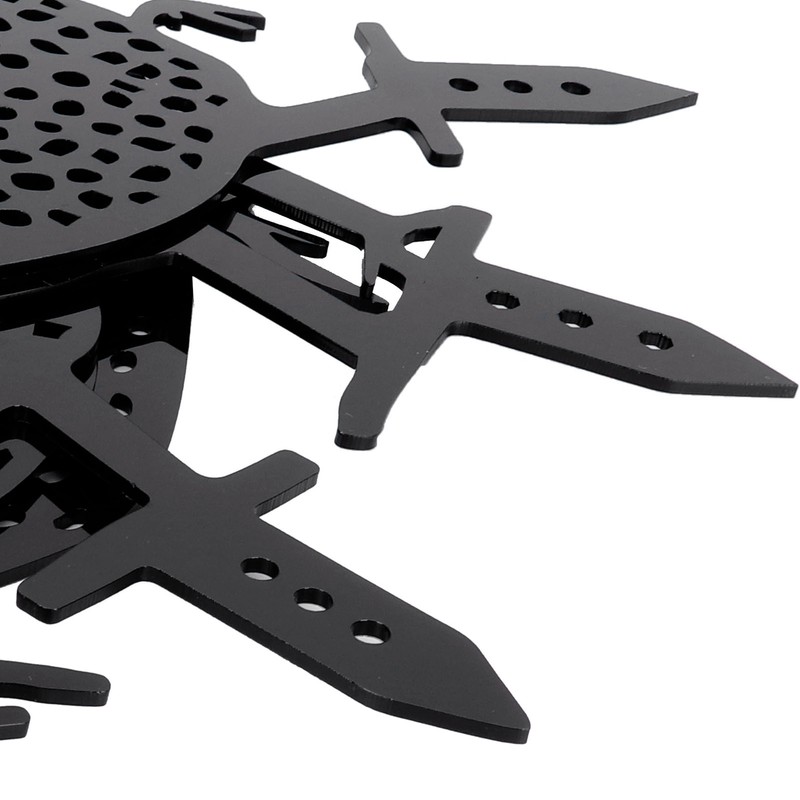 5Pcs Chicken Stakes Set Acrylic Animal Shape Statues Decoration for