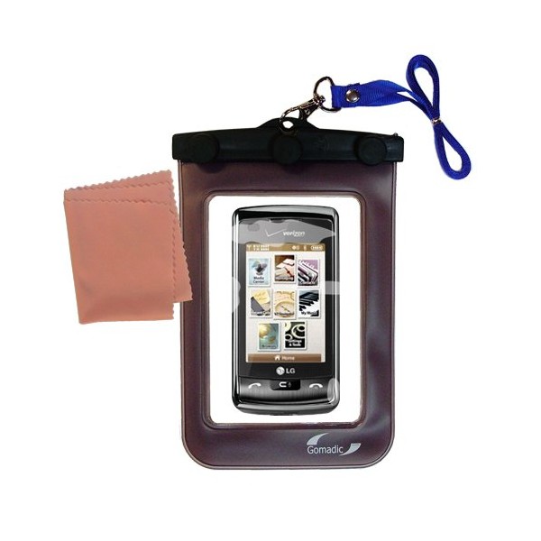 Gomadic Clean and Dry Waterproof Protective case suitablefor The LG