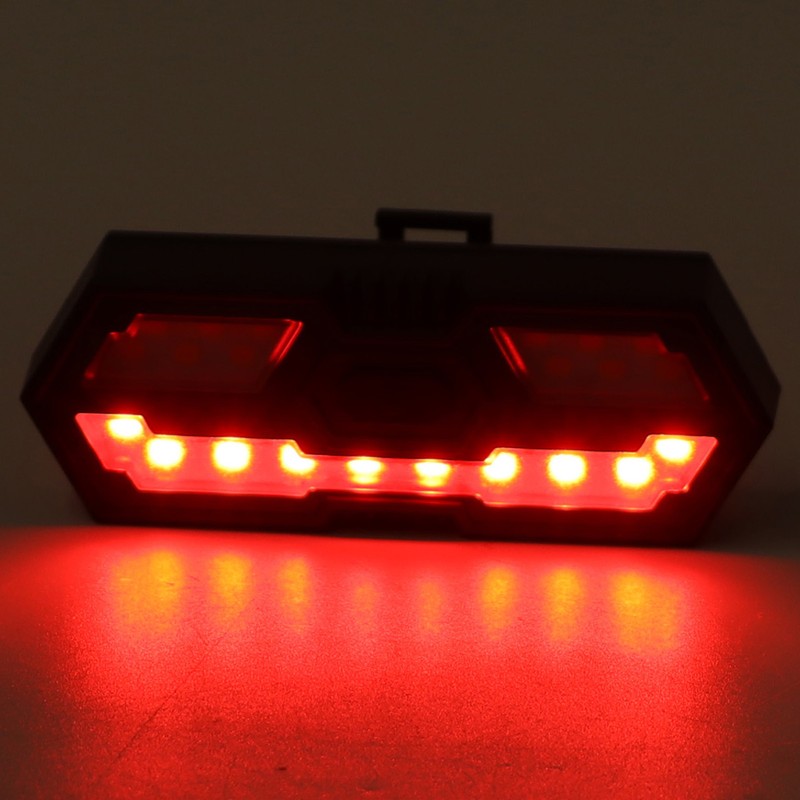 Bike Tail Light Wireless Remote Control Safety Bicycle Night Riding