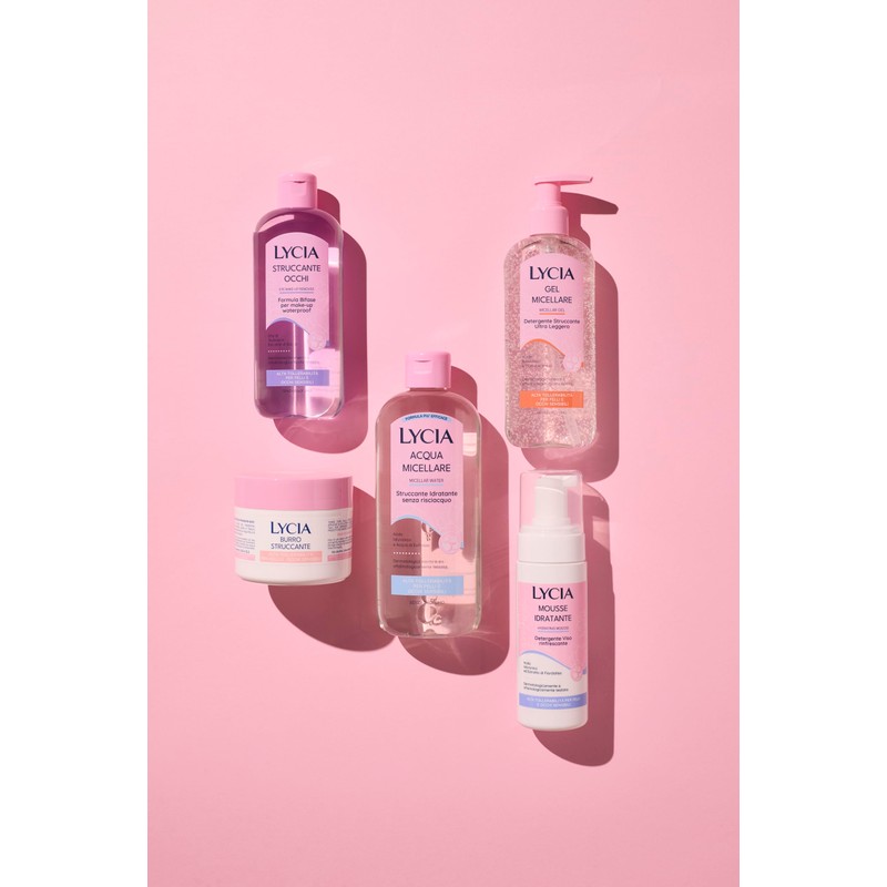 Lycia, Struccante Occhi Bifasico, Struccante per Make Up Waterproof, Formula