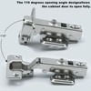 XUANYILAN Pack of 6 Soft Close Cabinet Hinges for Cabinet