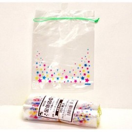 Super Ball Gingyosuku Take-away Bag with Star Pattern 100 Pack / Fun Paper Balloons Included