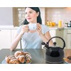 Venoly 2.5 Liter Whistling Tea Kettle - Modern Stainless Steel
