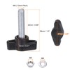 sourcing map 16pcs Tee Wing Knobs M6 x 25mm Metric