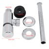 Zinc Alloy Toilet Flush Valve Hand Press Flushing Tool Office