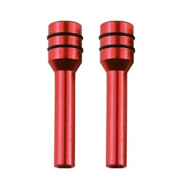 2pcs Red Car Door Lock Pin Door Fitting Modified Component Lock Knob