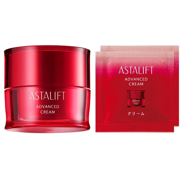 Astalift Advanced Cream (Approx. 1 Month Work, 1.1 oz (30 g) (Official Store Limited) (Extra 0.5 g 2 Pouches) Highly Moisturizing, Moisturizing, Hari
