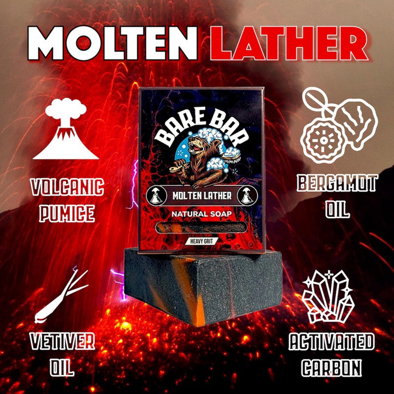 Bare Bar 3 Bar Bundle - Mens Soap - Woodsman