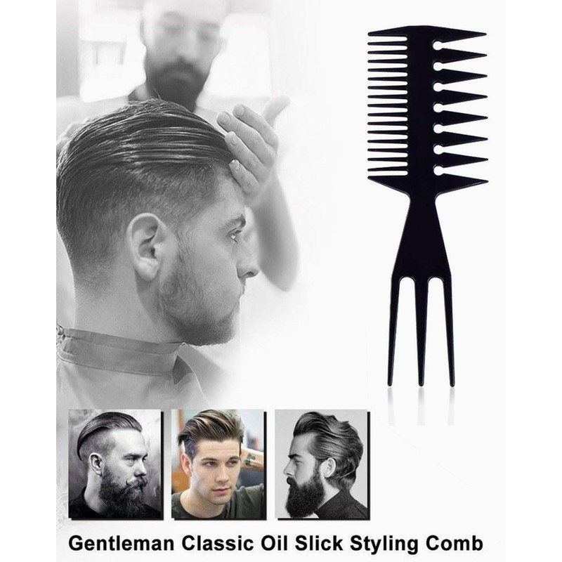KGDUYC 3-in-1 Plastic Combs Detangling Wide Tooth Comb Antistatic Hair