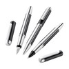 Pelikan Füllhalter Pura P40, Anthrazit, Feder F (fein), hochwertiger Patronenfüller