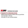 Rawlings | Pieza de extensión Reversible R16 | Protector Facial