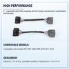2PCS Left and Right Wiring Harness Adapter HID to Halogen