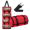 Wessleco Tool Roll, Wrench Roll Up Pouch Canvas Tool Roll