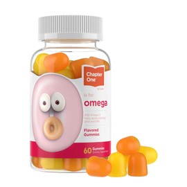 Zahler Omega 3 Gummies for Kids Chewable DHA EPA Vegan Fruit Flavor 60 Count