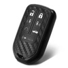 WORCAS Key Fob Case Carbon Fiber Pattern Silicone Cover Compatible