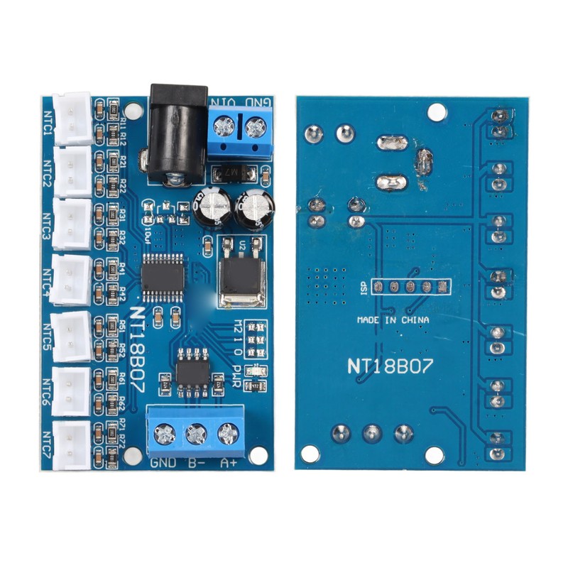 7 Channel RS485 NTC Temperature Measurement MODBUS RTU Paperless Recorder