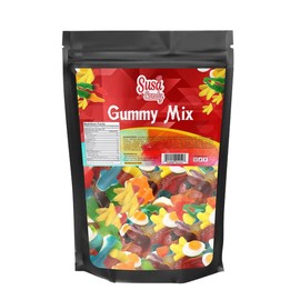Gummy Mix - Bears, Gummy Belts, Rings and More - Snack, Sweet - Susa Candy Sour Sugar - Specification: 2 Pounds