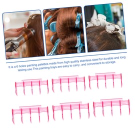 BIUDECO 30pcs Heat Insulation Hair Perming Tool Curling Support Clips for Safe Styling and Flexible Hair Rods for Salon Use for Coloring and Curling Projects