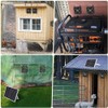 erifyng Solar Powered Fan, Solar Fan for Shed, Chicken Coop,