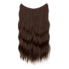 Xbwig Extensiones De Cabello De Alambre Invisible De 22 Pulgadas