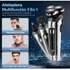Rasuradora Barba Recargable Afeitadora Eléctrica Cabello Pel