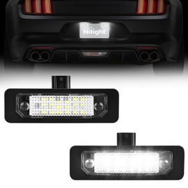 2PCS License Plate Lights for 2010 2011 2012 2013 2014 Ford Mustang