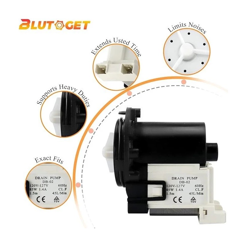 LG WM3997HWA LG Washer Drain Pump