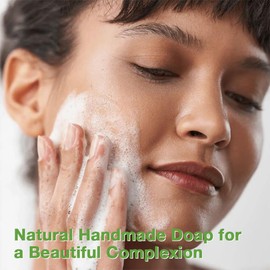 AMY'S DIARY Peppermint Soap bar Handmade Vegan Natural Bar Soap For Face And Body, With Premium Essential Oils, Green Soap Rich Moisture & Gentle Cleansing For Men And Women 2 Pack (Peppermint)