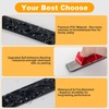 16.4FT x 1.02'' Black Peel and Stick Crown Molding Trim