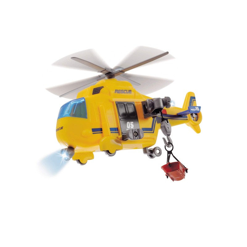 Dickie Rescue Helicopter for Kids with Light and Sound Effects