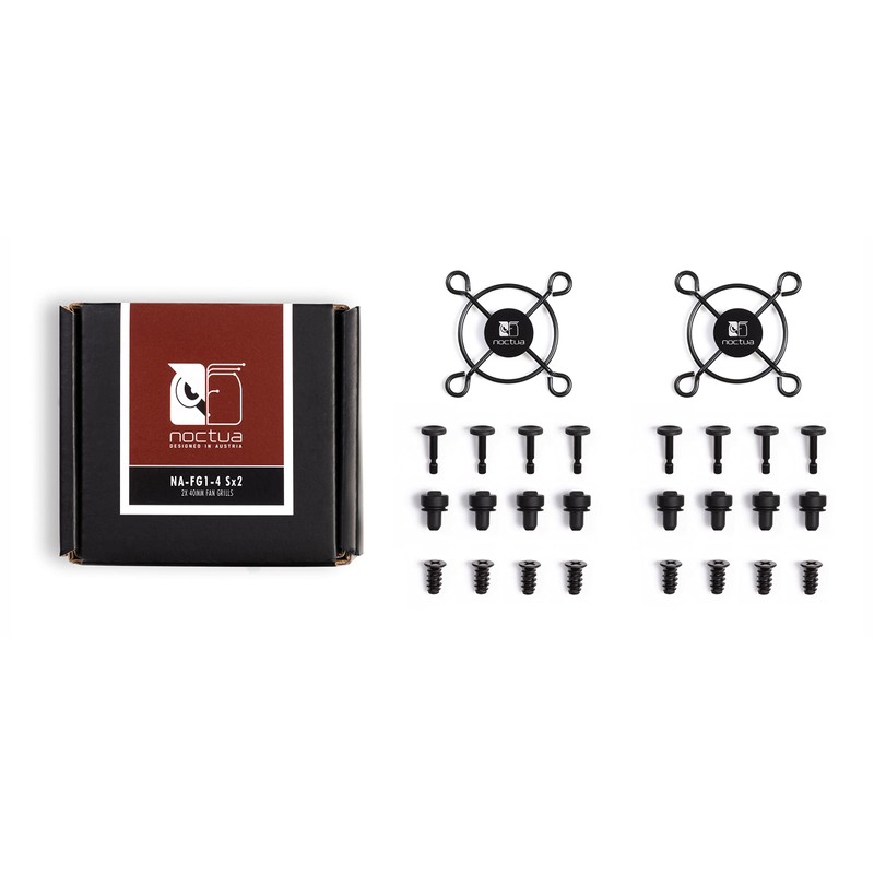 Noctua NA-FG1-4 Sx2, Rejillas para Ventiladores de 40 mm (Set