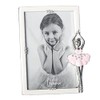 Twirling Pink Ballerina Jewel Tone Accents 6 x 7.75 Zinc
