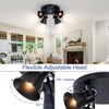 SEEBLEN 4-Light Industrial Track Lighting with Pull Chain On/Off Switch,