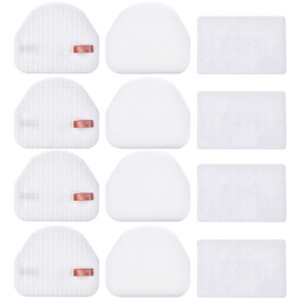 Leadaybetter Filter Replacement for Shark Navigator NV100 NV100 26 NV105 26 NV106 UV300 NV450 NV480 NV482 Light Upright Vacuum Cleaner, 4 Pack Foam & Felt Filters, Compare to Part # XFF450 & XFL100