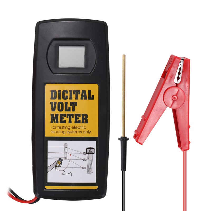 9.9KV Digital Fence Tester Home Garden Horse Livestock Electric Fence