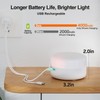 NIORSUN Rechargeable RGB Shower Light with Silicone Cover - Wireless