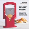 Hoan Bagel Guillotine Universal Slicer with Built-in Finger Safety Shield,