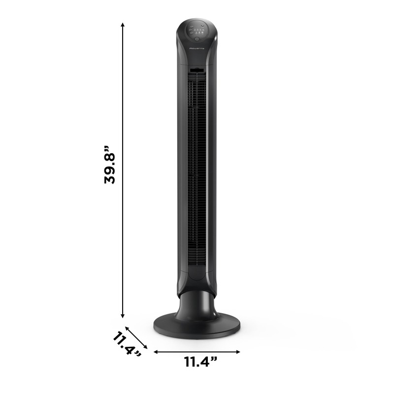 Rowenta, Tower Fan, Fresh 180° Oscillating Fan, Quiet Floor Fan
