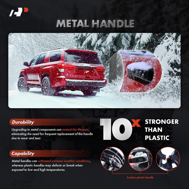 A-Premium - Upgraded Metal Tailgate Latch Handle - Compatible with