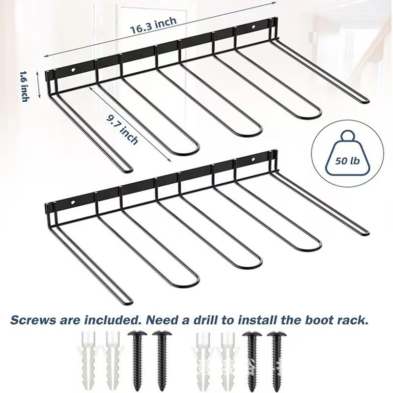 ZJSTRO Boot hangers Wall Mounted Boot Rack,Shoe Dryers for Garage,Boot