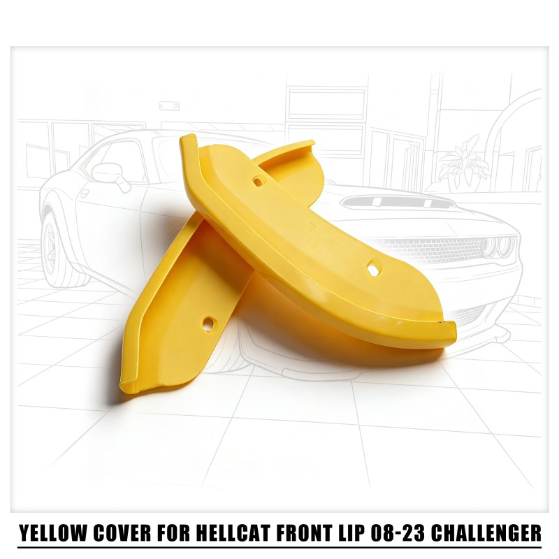 Front Lip Protector Compatible for 2008-2023 Dodge Challenger SRT Hellcat