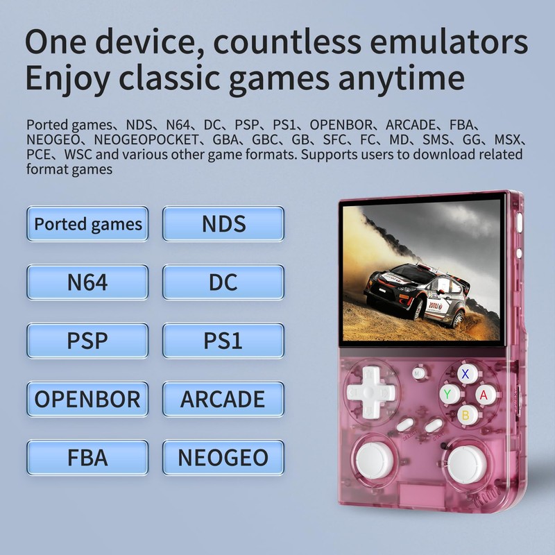 G350 Handheld Game Console , 3.5 Inch IPS Screen Linux