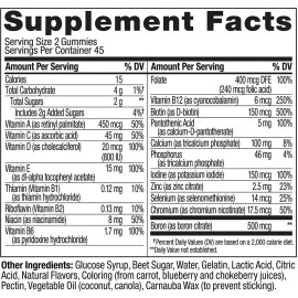 OLLY Gominola Multivitamnica para Mujeres, Vitaminas A, D, C, E, Biotina, cido Flico, Vitamina Masticable para Adultos, Sabor a Bayas, Suministro...  