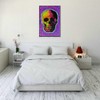 Skull Trip - Flocked - Blacklight Poster - 23" x